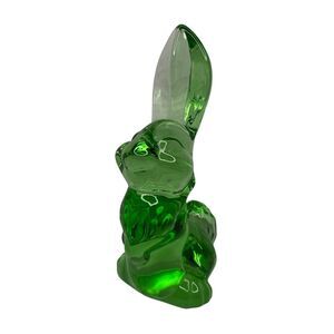 Viking Glass Green Thumper Rabbit